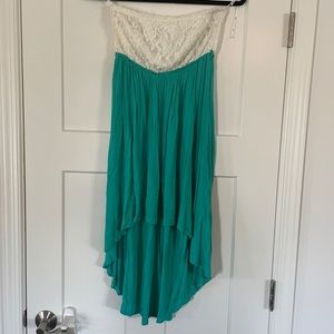Hi-low Dress with Lace